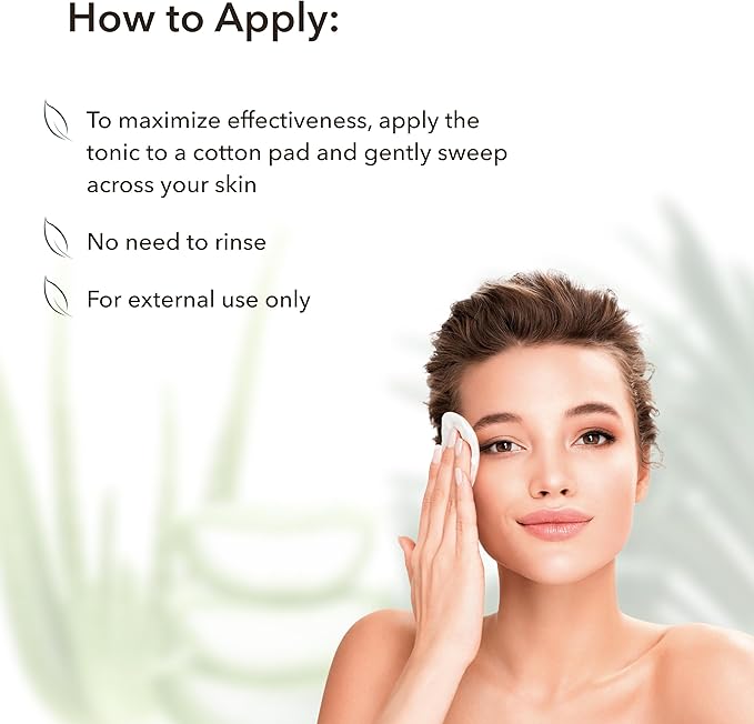 Organic Aloe Vera Facial Toner - 98% Natural Ingredients - Intense Hydration, Hyaluronic Acid, 98% Natural, Vegan - Deep Moisture, Refreshes, and Revitalizes The Skin - 8.5 Fl Oz / 250ml-Velvo Beauty