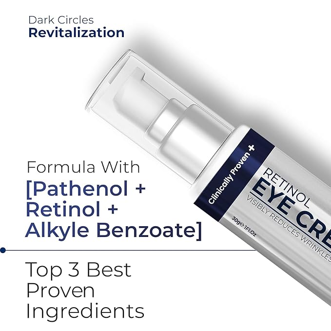 Retinol Eye Cream for Puffiness and Bags Under Eyes | Anti-Aging, Wrinkles & Fine Lines Treatment | Eye Cream for Wrinkles w/Advanced Tightening & Firming Formula | Eye Cream Anti Aging-Velvo Beauty