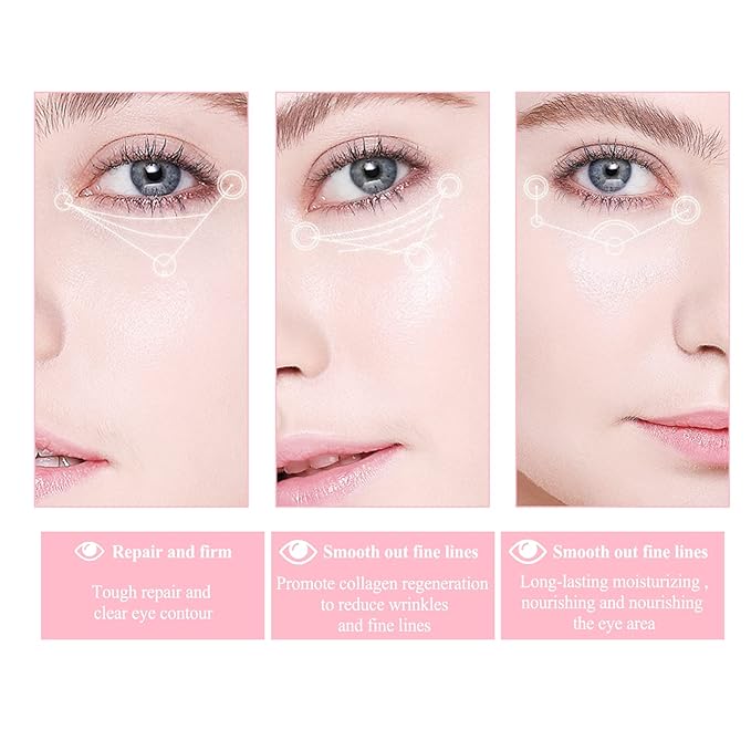 Retinol Eye Stick with Vitamin C Eye Cream for Dark Circle and Puffiness, Brightening Eye Balm Reduces Fine Lines and Bags in 4 Weeks-Velvo Beauty