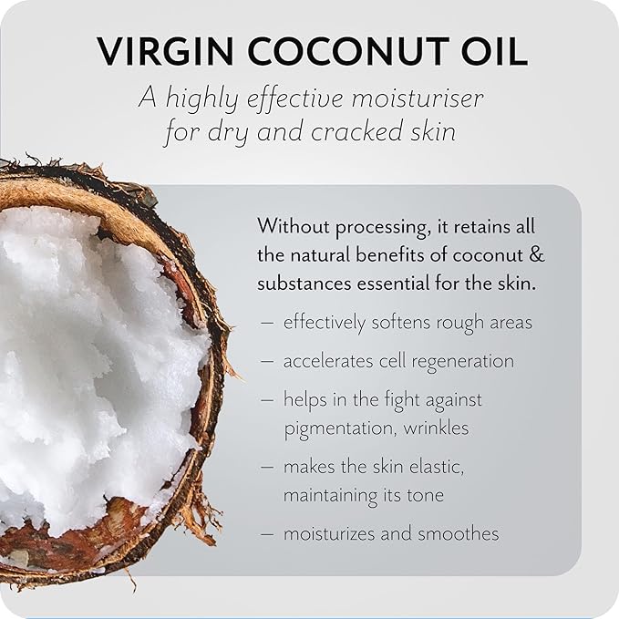 THE ACT Solid Coconut Body Butter – Organic Vegan Moisturizer with Shea & Almond Oils – Melts in Hands – Massage Balm for Dry Skin – Natural Skincare for Women & Men – 6 oz with Spatula-Velvo Beauty