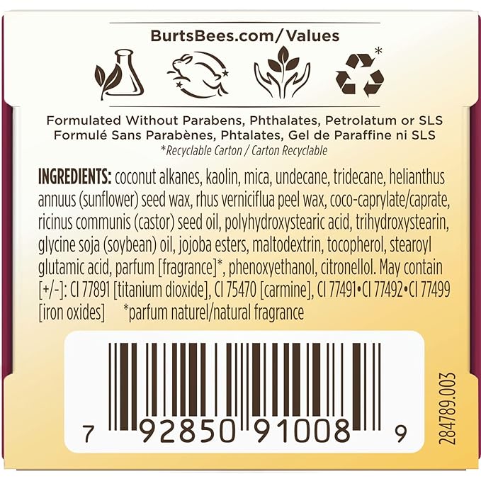 Burt's Bees Color Nurture Moisturizing Cream Blush with Vitamin E, Berry Whip, 0.25 Ounce-Velvo Beauty