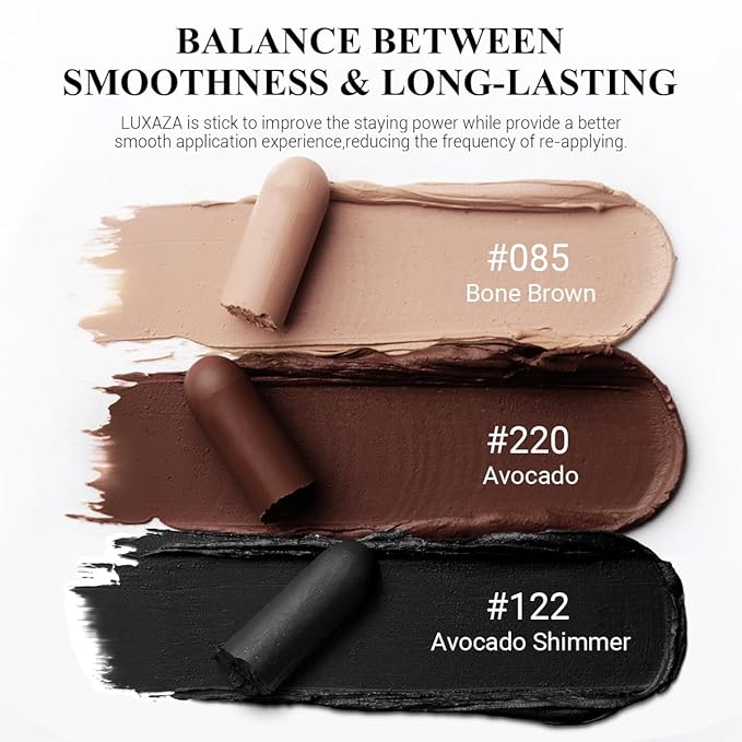 Classic 3PCS Neutral Eyeshadow Stick Makeup Set, Matte Cream Eye Shadow Eyeliner Brightener Pencil Crayon - I2-Velvo Beauty