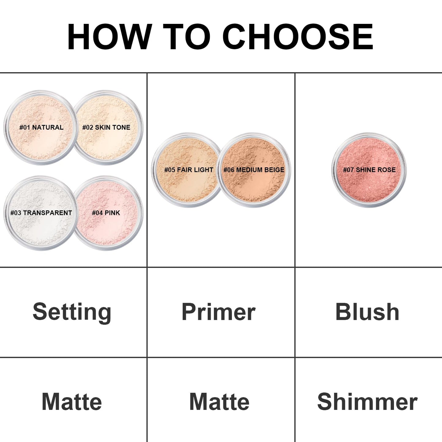 Mineral Powder Foundation, SPF 35, Sunscreen Lightweight Loose Powder, Skin-Improving, Buildable Coverage, Natural Glow Base Makeup (#06 Medium Beige Foundation Makeup)-Velvo Beauty