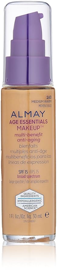 Almay Age Essentials Makeup, Medium Warm-Velvo Beauty