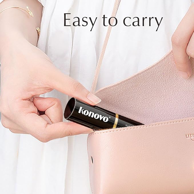 Konovo Nail Clippers for Women Travel, Nail Clippers with File, Fingernail Clippers for Girls-Velvo Beauty