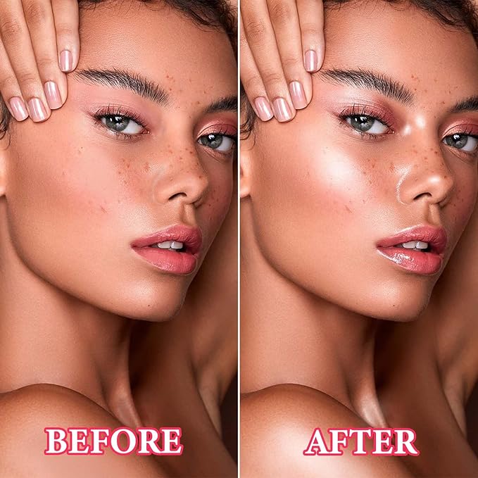 Face Glitter Blush Shimmer Waterproof Highlighter Blusher Powder,Facial Contour Corrector Long Lasting Glitter Illuminator Highlighter Palette Shimmer Highlight Makeup Palette(01#)-Velvo Beauty