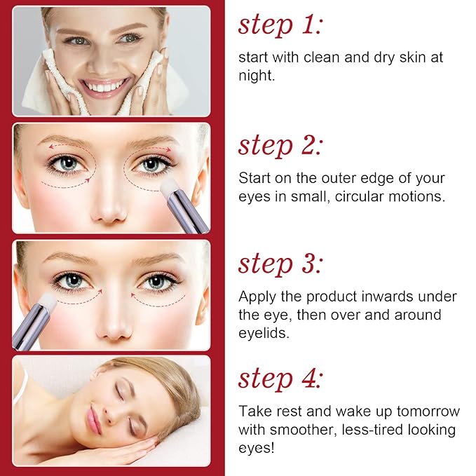Eye Stick - Anti Wrinkle Eye Cream for Puffy Eyes, Dark Circles, Eye Bags, Crows Feet, Wrinkles,Reduces Wrinkles Saggy Skin Puffy Eyes (Caffeine)-Velvo Beauty
