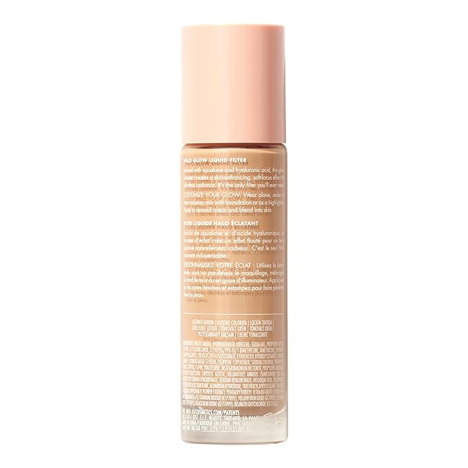 e.l.f. Halo Glow Liquid Filter, Complexion Booster For A Glowing, Soft-Focus Look, Infused With Hyaluronic Acid, Vegan & Cruelty-Free, 2 Fair/Light-Velvo Beauty