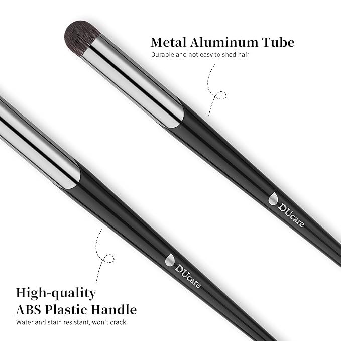 DUcare Tapered Small Concealer Brush Under Eye, Nose Contour Brush Mini Makeup Brushes Ideal for Liquid, Cream, and Powder Concealer(V03)-Velvo Beauty