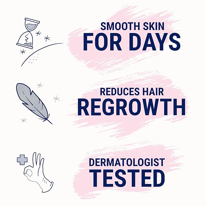 Nair Hair Remover Wax Ready Strips for Legs & Body, No Mess Waxing Kit for Hair Removal, 3-pack Wax Strips, 40ct Each Wax Kit-Velvo Beauty