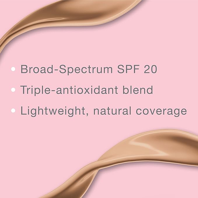 Neutrogena Healthy Skin Liquid Makeup Foundation with Broad Spectrum SPF 20 Sunscreen, Medium Coverage Foundation with Nourishing Pro-Vitamin B5, Buff 30, 1 fl. oz-Velvo Beauty