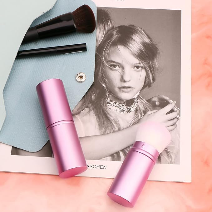 UNIMEIX Makeup Brush Sunscreen Applicator Retractable Kabuki Blush Brush Foundation Brush for Liquid Makeup, Bronzer, Cream or Powder-Velvo Beauty