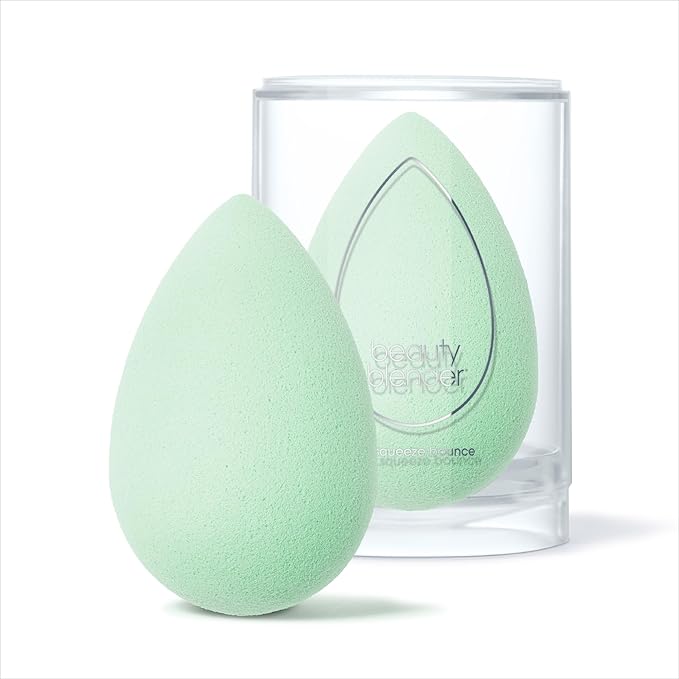 Beautyblender® | Mint Beauty Blender Makeup Sponge, Super-Soft Foam Easily Blends Foundations, Powders & Creams, Made in USA, Reusable, Washable, Streak Free Application, Vegan, Cruelty Free-Velvo Beauty