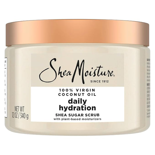 SheaMoisture Shea Sugar Body Scrub For Nourish And Replenish Skin Virgin Coconut Oil Daily Hydrating Body Scrub With 24h Shea Moisture Nutrients 12 oz-Velvo Beauty