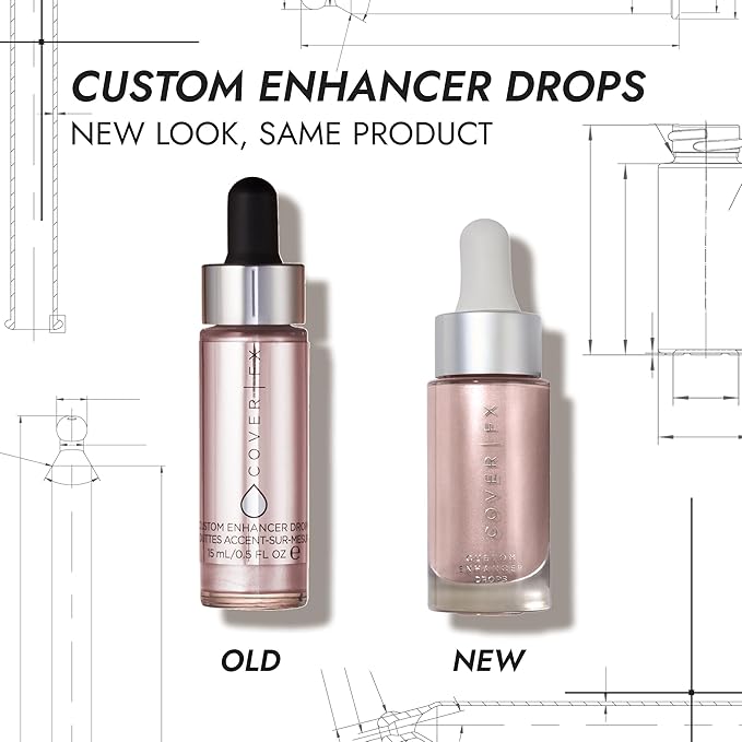 COVER FX Custom Enhancer Drops - Sunlight: Classic Gold Finish - 15mL - Radiant Glow - Liquid Highlighter-Velvo Beauty