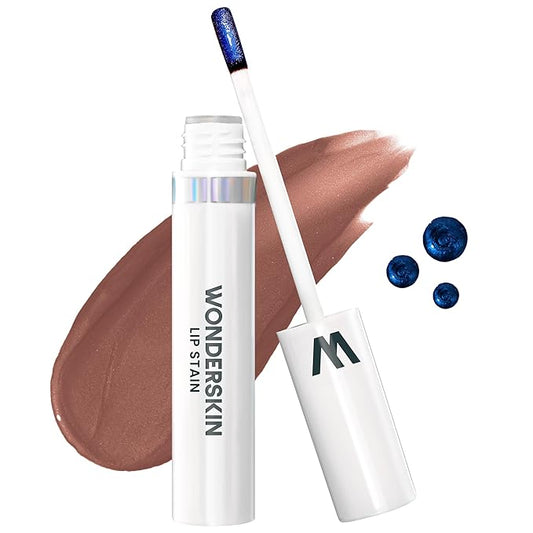Wonderskin Wonder Blading All Day Lip Stain Peel Off Masque - Long Lasting, Waterproof & Transfer Proof Brown Lip Tint, Matte Finish Peel Off Makeup (Hush Masque)-Velvo Beauty