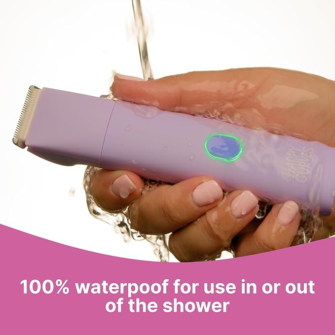 Smoothie Bikini Trimmer - Electric Razor for Women, Waterproof Hair Groomer with Adjustable Guards, Personal Shaver for Pubic Hair, Ladies Intimate Shaver and Body Trimmer (Mint)-Velvo Beauty
