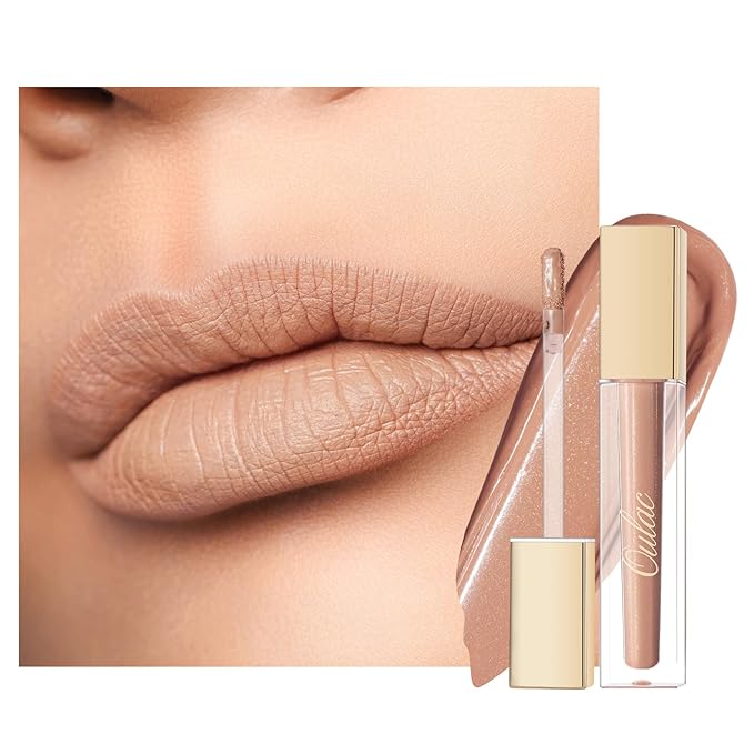 Oulac Matte Liquid Nude Lipstick for Women, Beige Brown High Impact Lip Color, Long Lasting Lipsticks, Waterproof, Creamy Formula Lip Stick with Vitamin E, Vegan & Cruelty-Free, 4.5ml (MS01)-Velvo Beauty