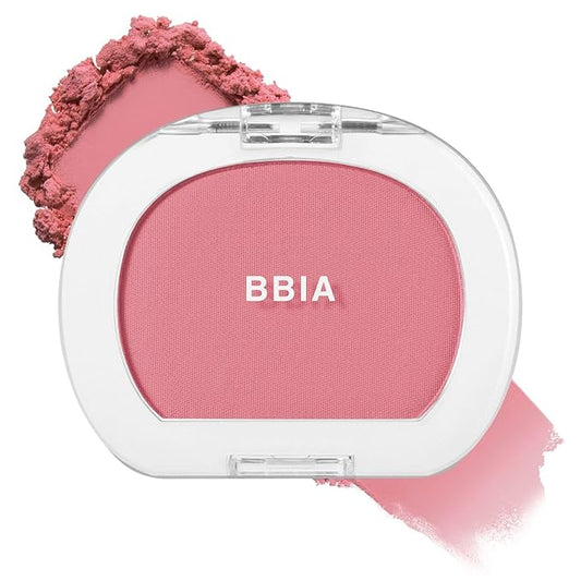 BBIA Last Blush NEW 15 Colors - Cheek Blush Shaping Shading Contour & Highlight Long-Lasting Matte Finish Natural Shades Buildable & Blendable Daily Korean Face Makeup (02 CAMELLIA, Pack of 1)-Velvo Beauty