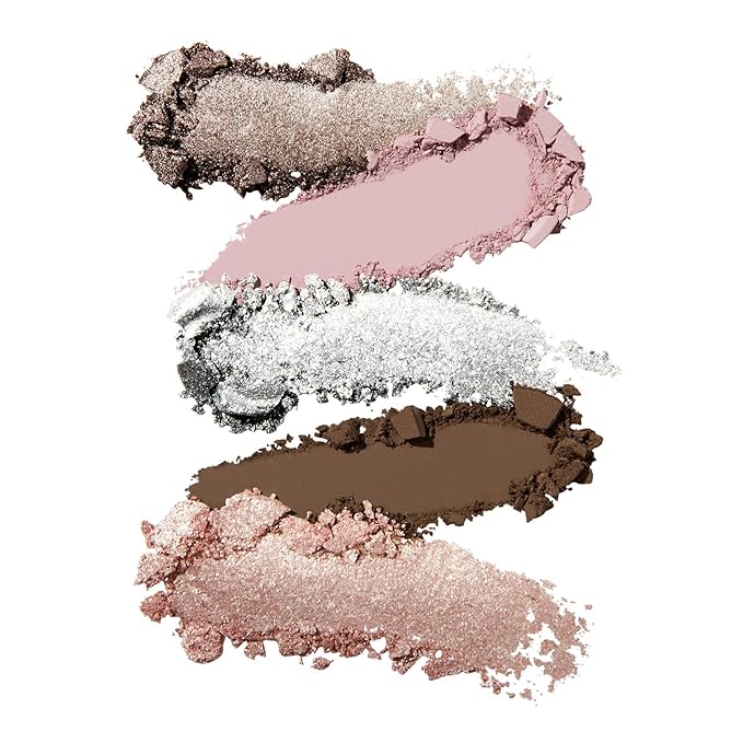 Morphe Rich & Foiled Artistry Palette - Foil-Effect Smokey Eyeshadow Palette with Matte, Shimmer & Foil Finishes - Rose, Brown & Silver Eyeshadow with Luminous Payoff - Going Platinum (0.35 oz)-Velvo Beauty
