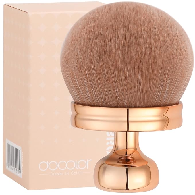 docolor Extra Large Body Makeup Brush For Self Tanner, 3 Inch Width Self Tanning Blend Brush, Soft synthetic hair, Powder, Foundation, Blusher, Bronzer, Face and Body Brush Gift box-Velvo Beauty