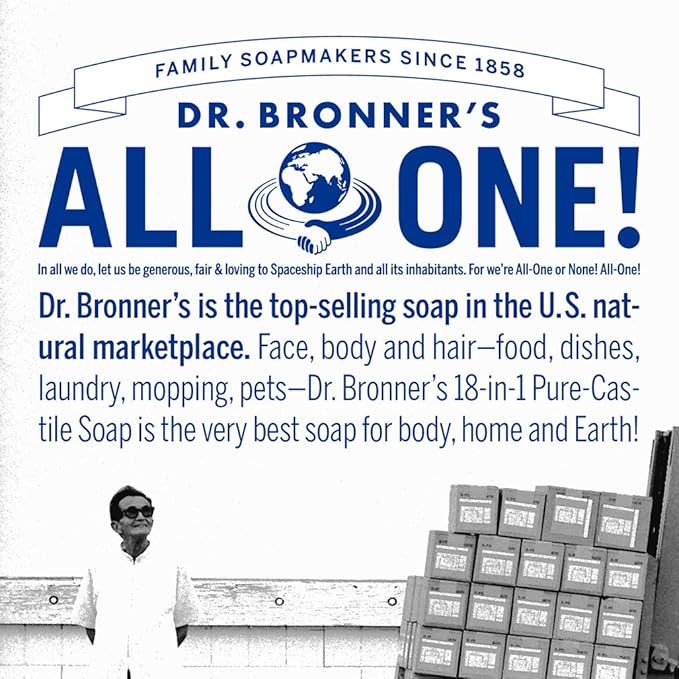 Dr. Bronner’s Organic Lip Balm 6-Pack (.15oz) Natural, Moisturizing, Petroleum-Free Lip Balm with Beeswax & Avocado Oil for Dry Lips, Men & Women - Orange Ginger-Velvo Beauty