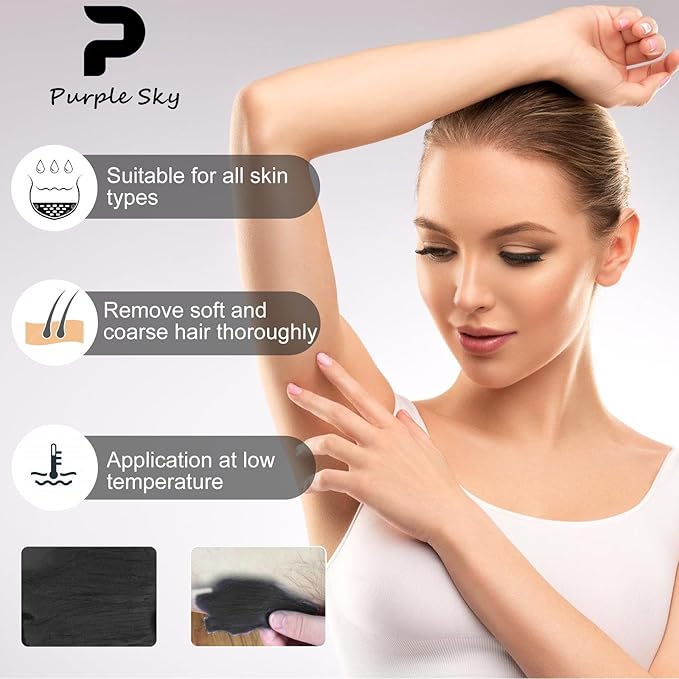 80oz Hard Wax Beads - Quick Hair Removal Waxing - Body, Leg, Back, Bikini - SPA Soft Waxness Salon At Home - Corase Hair Remove for Women Men-Velvo Beauty