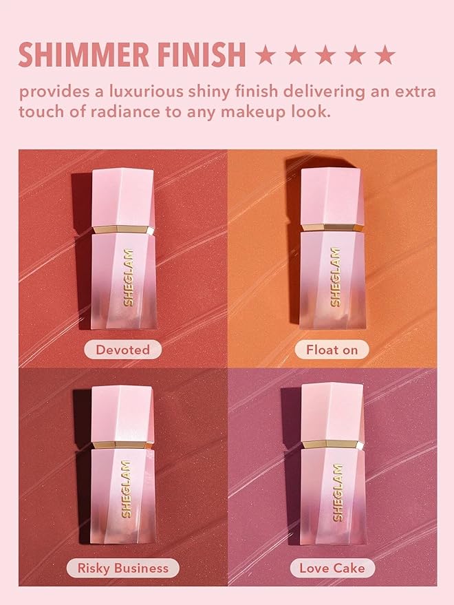 SHEGLAM Color Bloom Liquid Blush Makeup for Cheeks Matte Finish - Love Cake-Velvo Beauty