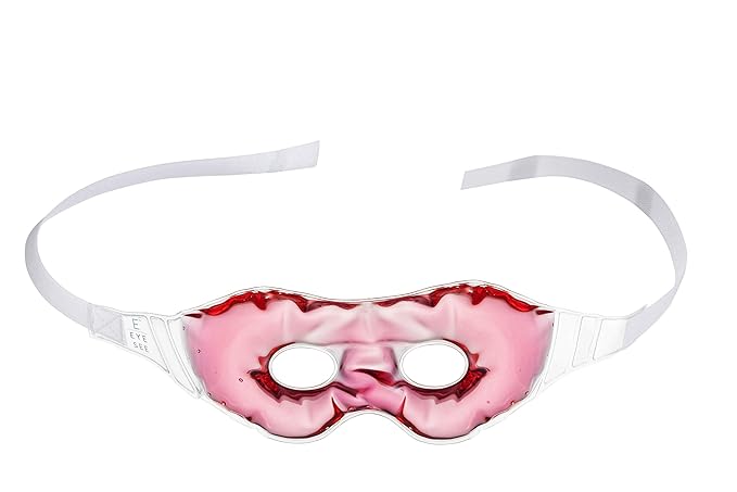 Gel Eye Mask for Puffiness and Dark Circles - Cooling Eye Masks for After Surgery and Headache/Stress Relief - Multiple Colors Available - Pink-Velvo Beauty