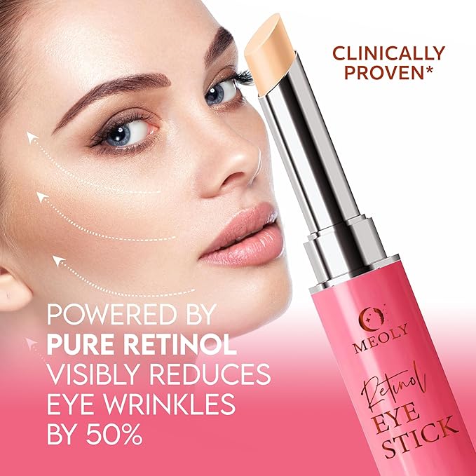 Instant Eye Bag Remover, Retinol Eye Cream for Dark Circles, Under Eye Brightener Stick, Under Eye Cream Anti Aging, Eye Cream for Wrinkles, Brightening Eye Cream for Puffiness and Bags-Velvo Beauty