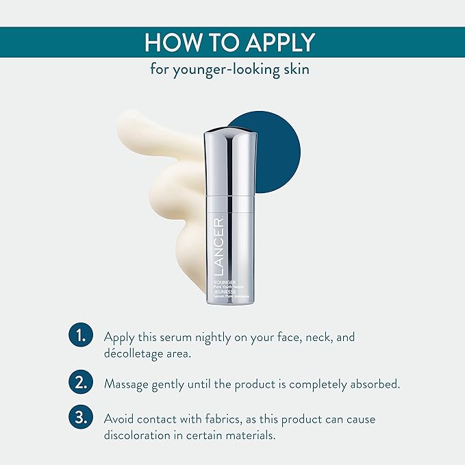 Lancer Skincare Younger Pure Youth Serum, Daily Anti-Aging Serum with Mimixyl, 1 Ounce-Velvo Beauty