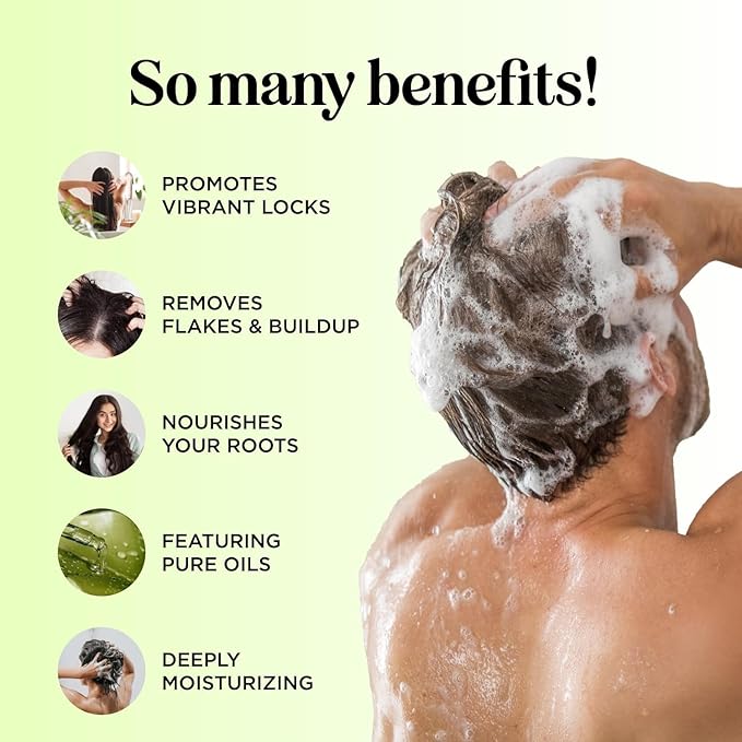 Sulfate Free Shampoo and Conditioner Set - Tea Tree Sage and Rosemary Shampoo and Conditioner for Dry Flaky Scalp Care - Deep Cleansing Color Safe Shampoo and Conditioner for Damaged Dry Hair Care-Velvo Beauty