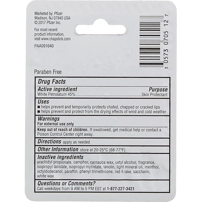 0.15 Oz Cherry Flavor Skin Protectant Flavored Lip Balm Tube (Pack of 4)-Velvo Beauty