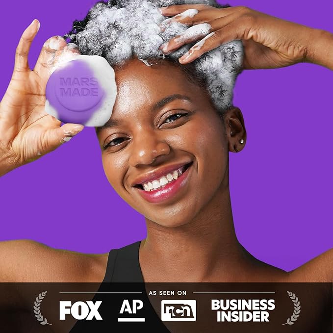Purple Toning Shampoo Bar 2.0 - Hydrating & Moisturizing Natural Hair Soap Bar Shampoo for Hair Color & Scalp Nourishment - Bathing Soap Solid Shampoo for All Hair Types (120g, 4.23oz)-Velvo Beauty