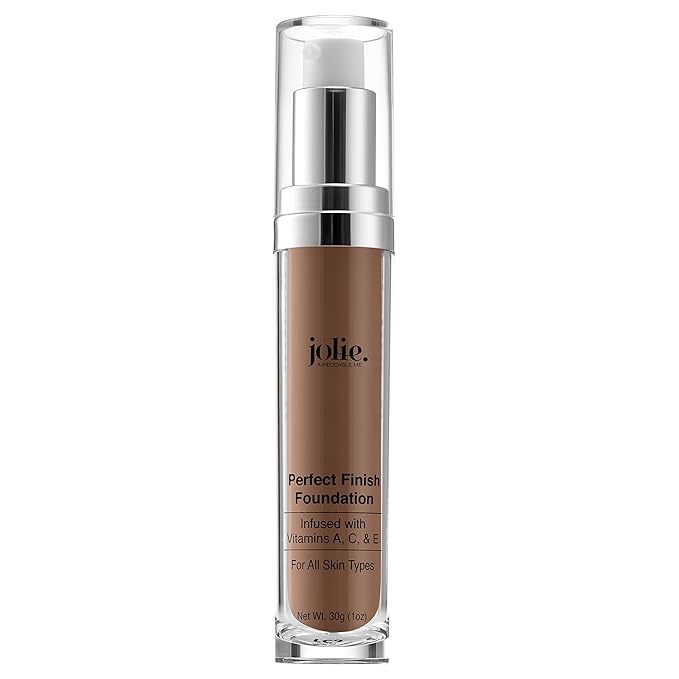 Jolie Perfect Finish Liquid Foundation Makeup SPF 15 Oil Free (DW2)-Velvo Beauty