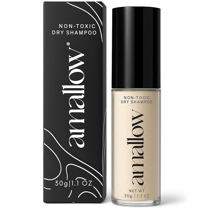 Amallow - Non Toxic Dry Shampoo Powder – With Organic Ingredients - Arrowroot, Bentonite Clay, Aloe Vera, & Essential Oils – No Talc, No Aerosol - Men & Women - Great For Travel-Velvo Beauty