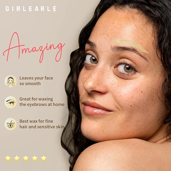 Hard Wax Beads, 1lb Wax Beans for Hair Removal, Hard Wax for Sensitive Skin at Home, Wax Refill Perfect for Eyebrow, Facial, Brazilian Bikini, Legs and Full Body for Women and Men (Cream)-Velvo Beauty