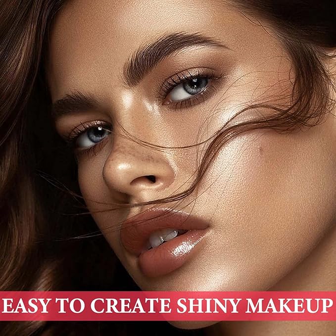 Face Glitter Blush Shimmer Waterproof Highlighter Blusher Powder,Facial Contour Corrector Long Lasting Glitter Illuminator Highlighter Palette Shimmer Highlight Makeup Palette(01#)-Velvo Beauty