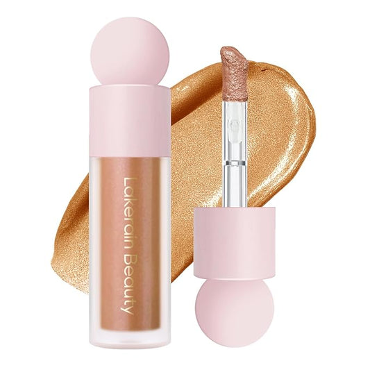 KYDA Liquid Highlighter, High Glossy Face Illuminator, Radiant Glow Liquid Filter, Silky Creamy Face Enhancing Makeup, Buildable Formula-Candlelight-Velvo Beauty