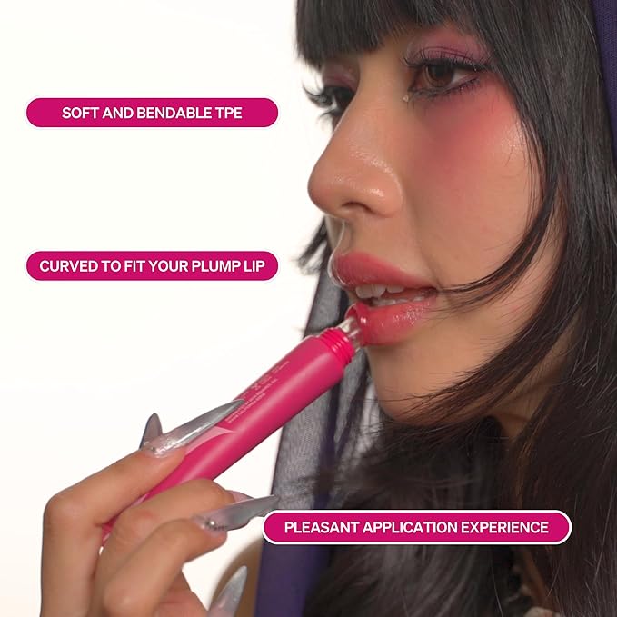 LipLock Jelly Serum for Dry Lips, Long-Lasting, Hydrating, Plumping, Glossy Mask with Rose PDRN, Carrot Collagen, Pillow Peptide, Moisturizing Tinted Lip Balm. (Grape Crush)-Velvo Beauty