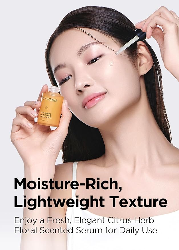 Bewants Skin Brightening Glutathione Serum, Deep Toning Complex for Even Skin Tone, with Vitamin C, Niacinamide 50,000ppm, and Dark Spot care, 1.01 fl oz (1 Pack)-Velvo Beauty