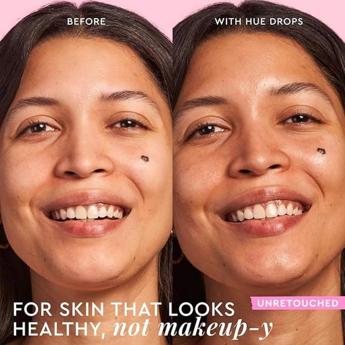 Glow Recipe Hue Drops Tinted Face Serum - Bronzing Drops to Brighten & Hydrate - Skincare Makeup Primer & Liquid Highlighter to Blur Pores for a Radiant, Even Skin Tone - Sunglow (40ml)-Velvo Beauty