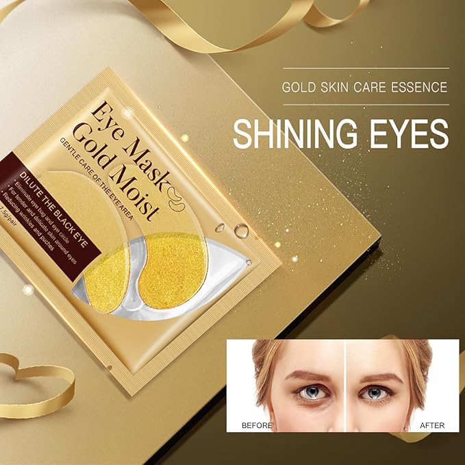 Retinol Eye Cream Anti Aging + 24k Under Eye Patches Kit, Under Eye Patches For Puffy Eyes And Dark Circles, Under Eye Cream With Retinol Serum,Dark Circle Eye Cream For Moisturizing, Firming-Velvo Beauty