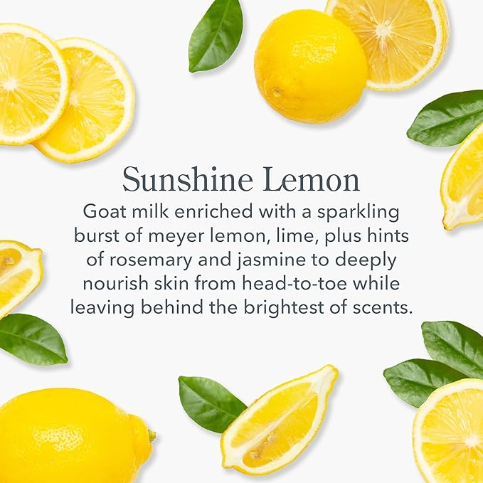 Beekman 1802 Sunshine Lemon Whipped Body Cream - Scented - 8 oz - Moisturizes, Soothes, & Softens - With Coconut Oil and Mango Seed Butter - No Irritation - Good for Sensitive Skin-Velvo Beauty