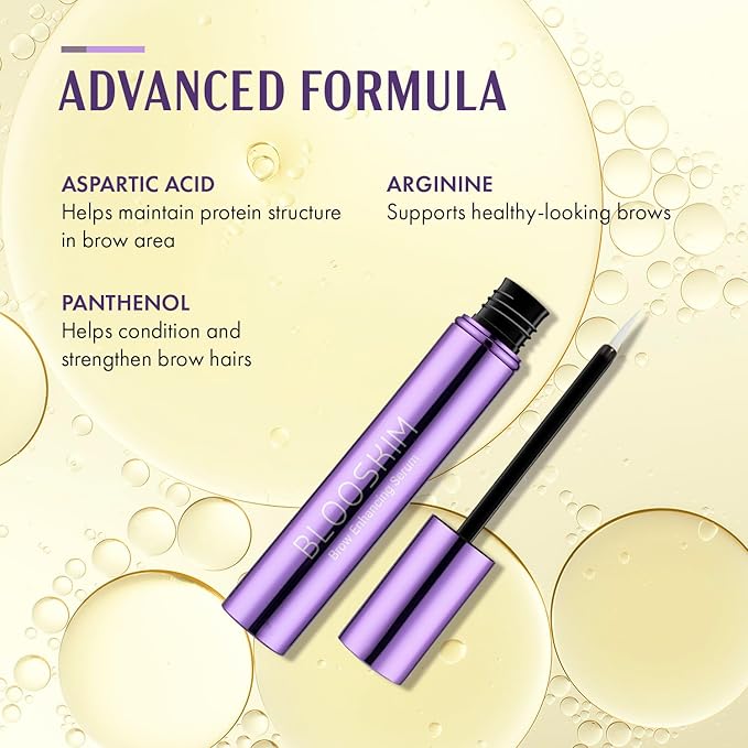 Eyebrow Growth Serum for Women & Men – Natural Brow Enhancing Serum to Grow Thicker, Fuller Brows Fast – Nourishing Eyebrow Hair Growth - 0.17 fl oz-Velvo Beauty