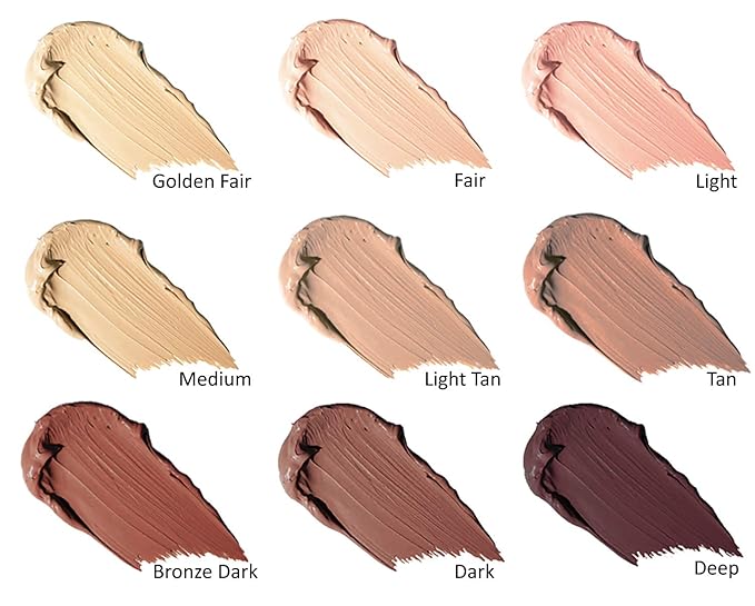 Waterproof Concealer Cream, Full Coverage Waterproof Makeup, Color Match Promise by Dermaflage, 6g-Velvo Beauty