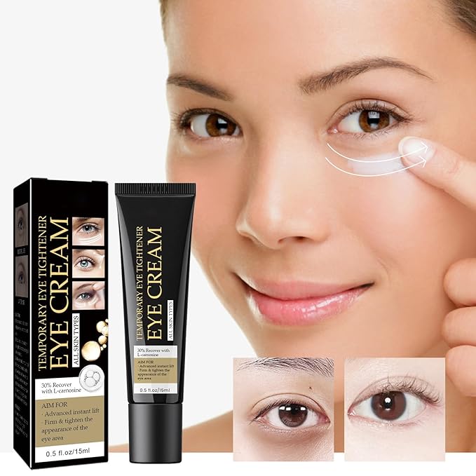 Temporary Eye Tightener Eye Cream, Instant Firmx Eye Cream Reduces Under Eye Bags and Wrinkles, Dark Circles Anti Aging Fine Lines, Firm Skin Under Your Eyes-Velvo Beauty