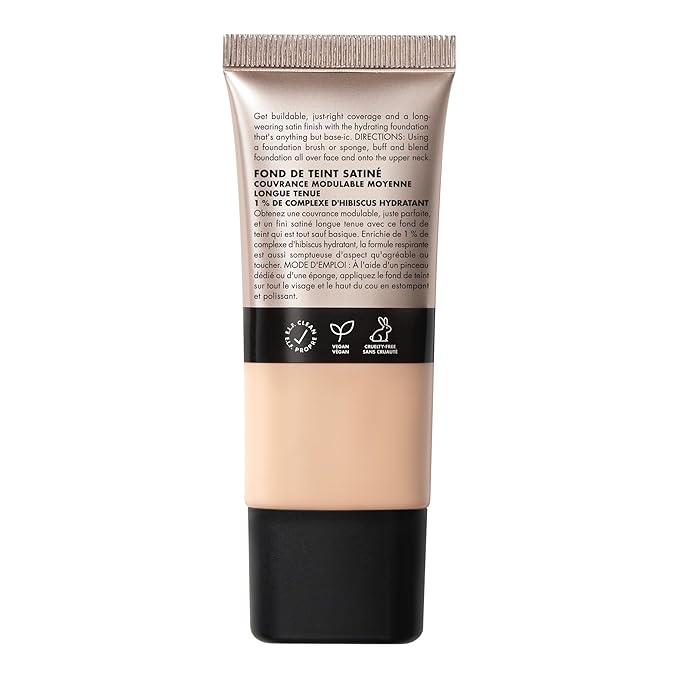e.l.f. Soft Glam Foundation, Medium Coverage, Long-Lasting & Buildable Foundation For A Smooth, Satin Finish, Vegan & Cruelty-Free, 20 Light Cool-Velvo Beauty