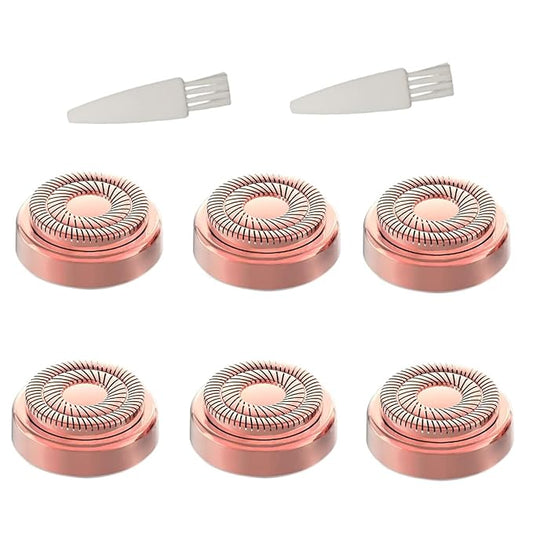 for Finishing Touch Replacement Heads Flawless Facial Hair Remover Gen 2,Double Halo Painless and Smooth (6PCS, GEN 2)-Velvo Beauty