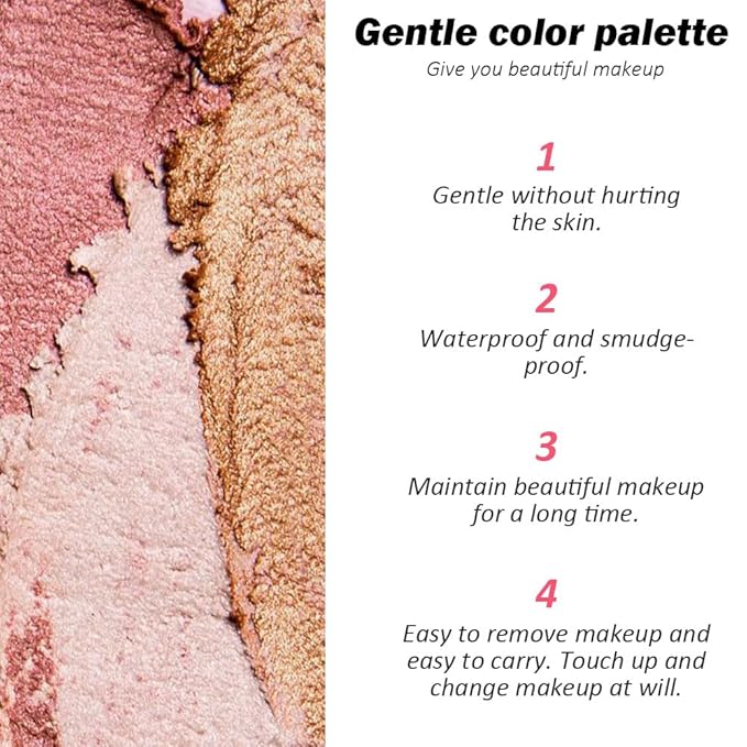 16 Colors Nude Champagne Gold Glitter Matte Shimmer Eyeshadow Palette for Eye Makeup,High Pigmented Brown Eye Shadow Primers Powder Palet de sombras de ojos-Velvo Beauty